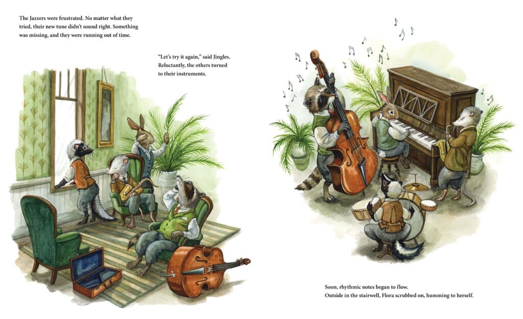 Flora-and-the-Jazzers-interior-Waxwing-Books-5 - Waxwing Books